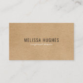 Berufliche Einfache Erinnerung Terminkarte (Rückseite)