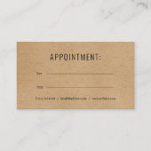 Berufliche Einfache Erinnerung Terminkarte (Vorderseite)