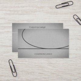 Berufliche einfache Kunst, Grau, modernes Geschäft Visitenkarte