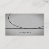 Berufliche einfache Kunst, Grau, modernes Geschäft Visitenkarte (Vorderseite)