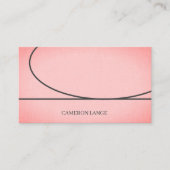 Berufliche Einfache Kunst, moderne rote Visitenkar Visitenkarte (Vorderseite)