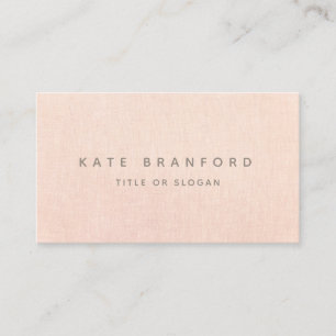 Berufliche, einfache, moderne Peach Social Media Visitenkarte