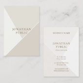 Berufliche einfache Schablonen-Minimalistisches Visitenkarte (Vorne/Hinten)