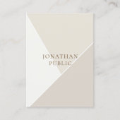 Berufliche einfache Schablonen-Minimalistisches Visitenkarte (Vorderseite)