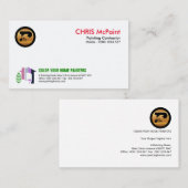 Berufliche einfache stilvolle bunte visitenkarte (Vorne/Hinten)