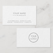 Berufliche einfache Visitenkarte (Vorne/Hinten)