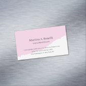 Berufliche Einzigartige Elegante Schlichte Einfach Magnetische Visitenkarte (Beispiel)