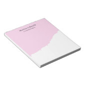 Berufliche Einzigartige Elegante Schlichte Einfach Notizblock (angewinkelt)