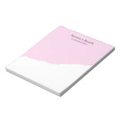 Berufliche Einzigartige Elegante Schlichte Einfach Notizblock (Rotiert)