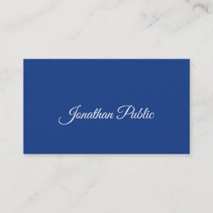 Berufliche Elegant Handwriting Script Luxury Visitenkarte