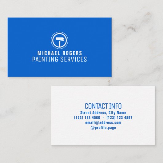 Berufliche elegante Abdeckung Pinter Logos Visitenkarte (Vorne/Hinten)