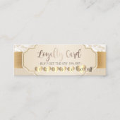 Berufliche Elegante Berufliche Goldene Herzen Treuekarte (Vorderseite)