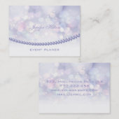 Berufliche, elegante Buckelperlen Visitenkarte (Vorne/Hinten)