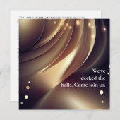 Berufliche elegante Corporate Party Einladung (Vorne/Hinten)