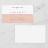 Berufliche Elegante einfache moderne Vorlage Visitenkarte (Vorne/Hinten)