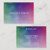 Berufliche Elegante, einfache Vorlage Visitenkarte (Vorne/Hinten)