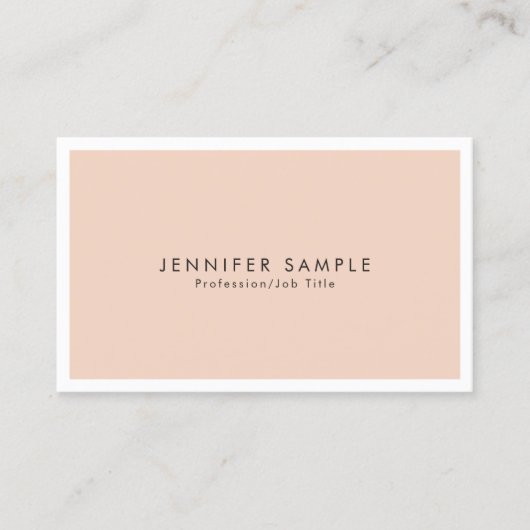 Berufliche elegante Farbmoderner kreativer Entwurf Visitenkarte (Vorderseite)