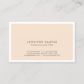 Berufliche elegante Farbmoderner kreativer Entwurf Visitenkarte (Rückseite)