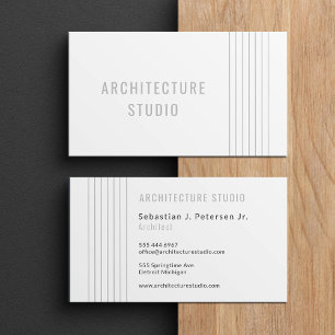 Berufliche, elegante, moderne Typografie Visitenkarte