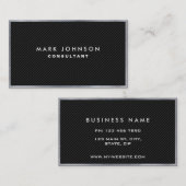 Berufliche elegante moderne visitenkarte (Vorne/Hinten)