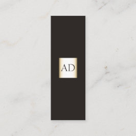 Berufliche elegante Monogramm-Geschäfts-Karte Mini Visitenkarte