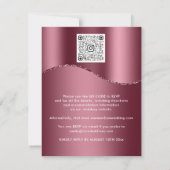 Berufliche elegante Rose Wedding Bridal Sweet 16 t (Rückseite)