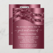 Berufliche elegante Rose Wedding Bridal Sweet 16 t (Vorne/Hinten)