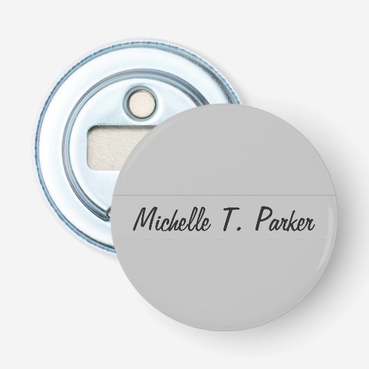 Berufliche elegante schlicht-minimalistische Kalli Flaschenöffner (Vorderseite)