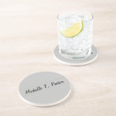 Berufliche elegante schlicht-minimalistische Kalli Getränkeuntersetzer (Seite)