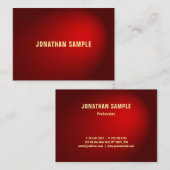 Berufliche elegante schwarze Damaskus-Vorlage Visitenkarte (Vorne/Hinten)