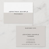 Berufliche elegante Trend-Farben Moderne Vorlage Visitenkarte (Vorne/Hinten)