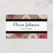 Berufliche elegante visitenkarte (Vorderseite)