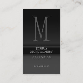 Berufliche elegante Visitenkartengestaltung Schwar Visitenkarte