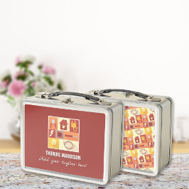 Berufliche elektrische Iconic Business Branding Metall Brotdose