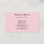 Berufliche Elternbetreuungskarte Visitenkarte (Rückseite)