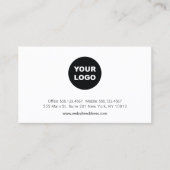 Berufliche Erinnerung für die Benennung von Logos  Visitenkarte (Vorderseite)