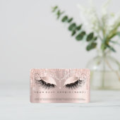 Berufliche Ernennung Erinnerung Schönheit Augenwis Visitenkarte (Stehend Vorderseite)