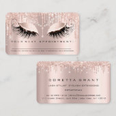 Berufliche Ernennung Erinnerung Schönheit Augenwis Visitenkarte (Vorne/Hinten)