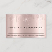 Berufliche Ernennung Erinnerung Schönheitssalon Visitenkarte (Vorderseite)