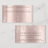 Berufliche Ernennung Erinnerung Schönheitssalon Visitenkarte (Vorne/Hinten)