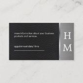 Berufliche Ernennung Terminkarte (Rückseite)