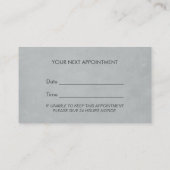 Berufliche Ernennung von Psychologen Terminkarte (Rückseite)