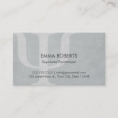 Berufliche Ernennung von Psychologen Terminkarte (Vorderseite)