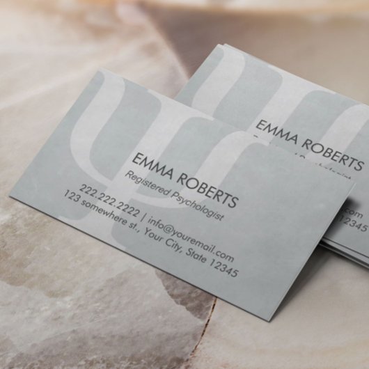 Berufliche Ernennung von Psychologen Terminkarte