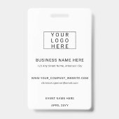 Berufliche Event-ID Lanyard Name-Tag-Foto Ausweis (Back)