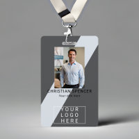 Berufliche Event-ID Lanyard Name-Tag-Foto