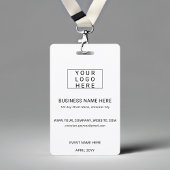 Berufliche Event-ID Lanyard Name-Tag-Foto Ausweis