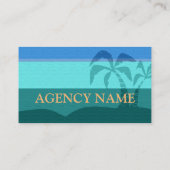 Berufliche exotische Abdeckung des Visitenkarte (Rückseite)