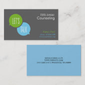 Berufliche Familie, Ehe, Jugendberatung Visitenkarte (Vorne/Hinten)