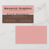 Berufliche Farbdusche-Visitenkarte Visitenkarte (Vorne/Hinten)